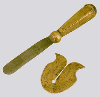 Hammersite
              circumcision knife and shield